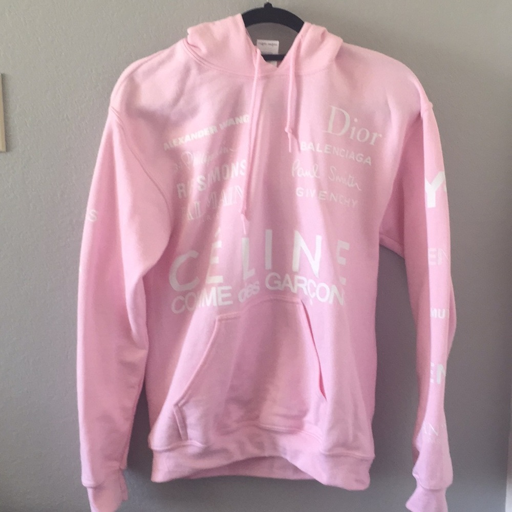 Pink “Not For Sale Brand” Designer Named Hoodie